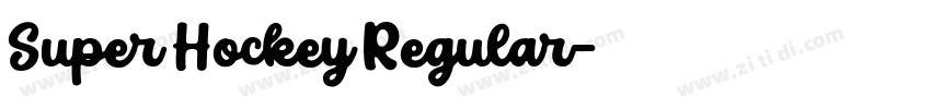 Super Hockey Regular字体转换
